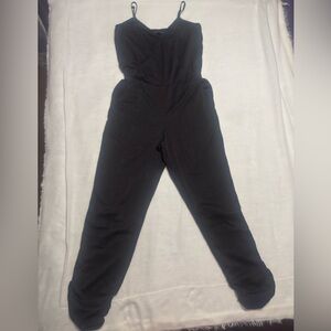 Black spaghetti Jumpsuit with pockets